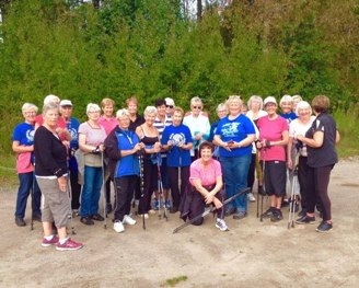 Samling för en av grupperna.<br />Foto Gerd Johannesson