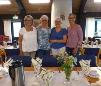 Gunilla, Britt-Marie, Karin och Ingmarie fixade festen.