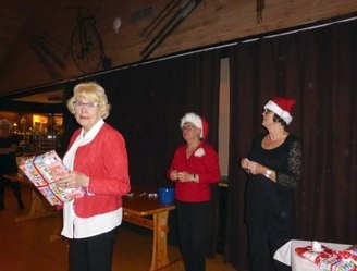 Birgit en av vinnarna på lotteriet.